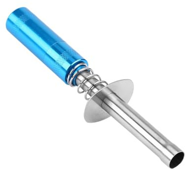 CGEAMDY Glühkerzen Starter Set, Glow Plug Ignitor Nitro Glühkerzen Starter, Metall RC Modell Benzin Auto Automatische Zündung Anlasser, Für Auto Truck Modell(Blau)