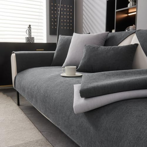 Sofa Überzug, Sofadecken für Sitzfläche 1 2 3 4 Sitzer, Überwurfdecken für Sofa, Sofaschoner Rutschfest, Couchbezug Katze Hundeschutz, Sofabezug Ecksofa für L-Form U-Form Sektionssofa, 70*150cm