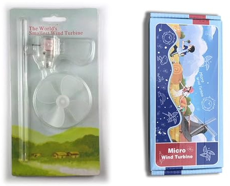 Led Wind Generator Science Teaching Sample Template LED Light Wind Mill Educational Toy Easy To Play Windmill Ceiling Fan With Lights Farmhouse
