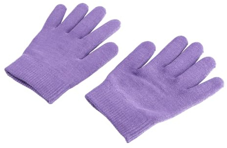 FIXOSHEE Moufles Hydratants Mains En Gel Spa, Taille Unique, Soin Hydratant Mains Adultes, Pour Peau Sèche, Usage Spa Et Soins Peau, Couleur Violet Romantique