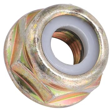 Smandy Universal M10x1.25 Left Hand Thread Vane/Wing Nut, Gold Metal Construction, Easy Installation for Trimmers and Brush Cutters