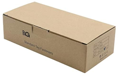 PAG 5000pcs 25mm Standard Attachments Tagging Gun Barbs Fasteners for All Standard Price Taging Gun, 50pcs/Clip, Clear