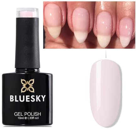 Bluesky Nail Gel Polish Light Sheer Milky Pink A68 UV LED Soak Off 10ml (Requires Curing Under UV LED Lamp)
