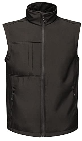 Regatta TRA848 80840 Professional Octagon II 3 Layer Waterproof Softshell Body warmer, Black(Black), XS