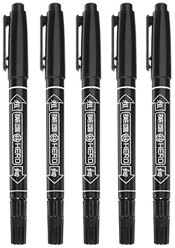 ExcLent 5 Stücke Ccl Anti-Ätzen Pcb Platine Ink Marker Stift Für Diy Pcb - Schwarz