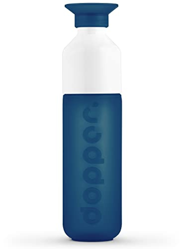 Dopper Original Trinkflasche 450ml Cosmic Storm - Wasserflasche auslaufsicher, BPA-frei, leicht - Wiederverwendbare Sportflasche für Fitness, Schule, Arbeit, Fahrrad, Uni