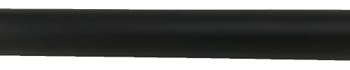 Barras De Cortina - Barra para cortina negro mate (Diámetro 20 mm, 200 cm)