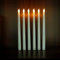 FAEFTY Vela Eléctrica, Velas LED sin Llama, Velas Led sin Pilas Largo para Navidad/Cumpleaños/Día de Todos los Santos/la Asunción/Cena a la Luz de las Velas, 6 piezas