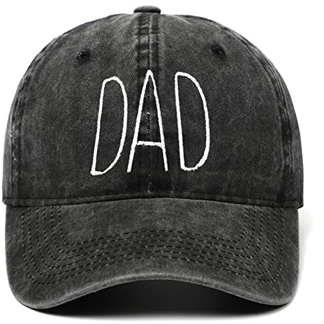 COSFAN DAD MOM gestickte Baseballkappe Einstellbare Baumwolle Baseballmütze Klassische Vintage Sonnenkappe Outdoor Running Freizeit für Männer Frauen