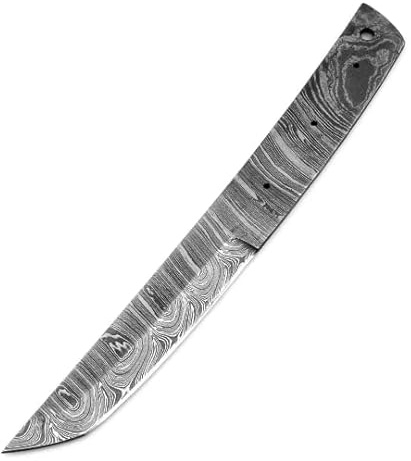 Damast Klinge Handgeschmiedete Damast Rohling Damascus blank blade 6027EA