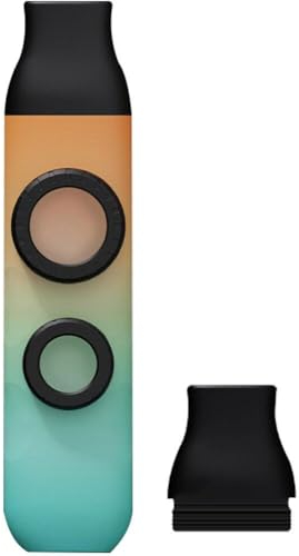 Wudaizhi Doppel -Loch -Design Kazoo Gradientenfarbe Doppelfilm Schillernde Farbe Kazoo Tragbare Musikinstrumente Gitarrenbegleiter Geschenke