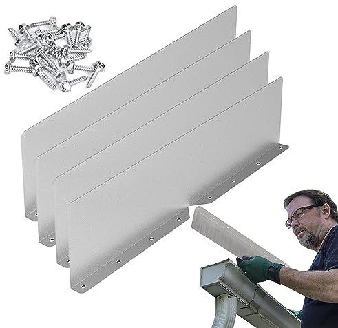 Protection de gouttière de toiture, plaque de dérivation d'eau de pluie, protection de gouttière pliable pour toit de descente, toit de gouttière, protection contre les débordements de gouttière,