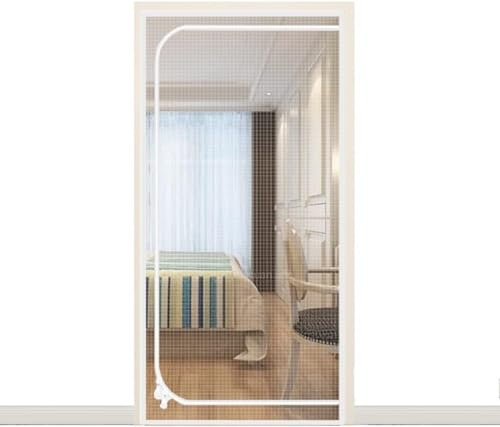 Katzensichere Fliegengittertür, 100 X 200 Cm, Verdickte Haustiergittertür Mit Reißverschluss, Anti-Katzen-Türgitter, Katzenresistente Netzgittertür, Um Das Herauslaufen Von Katzen Zu Verhindern ( Colo