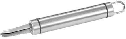 Manueller Longan Entkerner Fruchtkernentferner aus 304 Edelstahl, Silber
