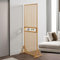 [en.casa] Paravent Design Intemporel Séparateur de Pièce Élégant Brise-Vue Cloison de Séparation pour Intérieur avec Surface de Rangement Bambou 197 x 76 x 40 cm Naturel