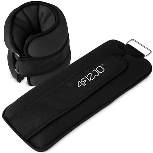 4FIZJO Knöchel & Handgelenkgewichte, Neopren und Gusseisen, Set Gewichtsmanschetten für Fitness Pilates Yoga Aerobic, Gewichte für beine und arme, Handgelenk & Ankle weights