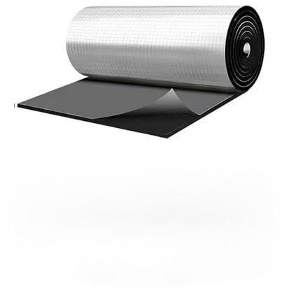 HANXIAO Tapis D'isolation Phonique pour Voiture en Feuille D'aluminium Tampons en Coton Tapis D'isolation Phonique pour Toit Auto-adhésif Coton Insonorisant(20MM)
