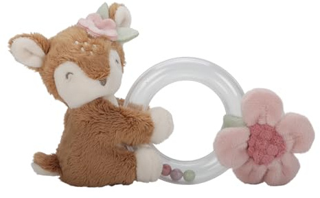 Little Dutch Ringrassel Rassel Greifling Baby Reh Blume - Fairy Garden
