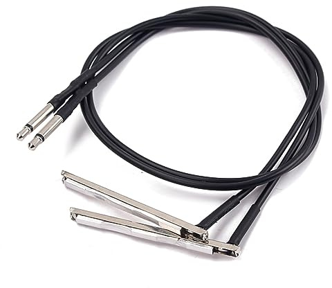Pastilla Piezoeléctrica Pkp25 Negra, 2 Barras para Guitarra