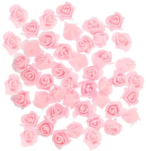 Cabilock 60 Stücke Künstliche Rose Blume Simulation Decor Realistische Gefälschte Rose Für Hochzeit Party
