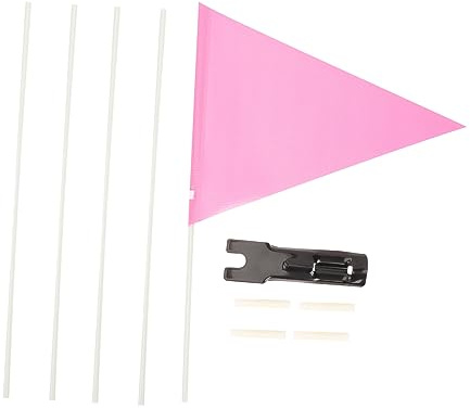 Toyvian Fahrradsicherheitsflagge Mit Verstellbarem Mast Warnflagge Für Reiten Robustes Und Langlebiges Material Installieren Transportieren