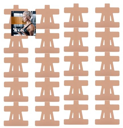 Precut Kinesiotapes Knie Tape,Nacken Vorgeschnitte-vorgeschnitten Kinesiologie Tape Sport Tapes Kinesiotape,wasserfest&Hautfreundlich Profi Tape Knieschmerzen Knie Haltungskorrektur (10, SKIN)