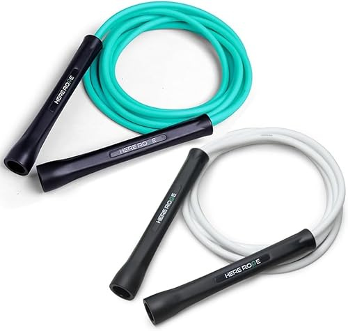 6mm PVC Skipping Rope, Boxing Jump Rope with Unbreakable Handles & Durable Non-Kinking Rope, Adjustable Skipping Ropes for Adult, Men, Women Fitness, Speed, Exercise, Training