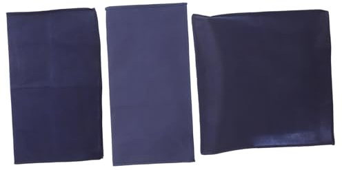Operitacx Juego de Fundas para Ordenador de Escritorio de 3 Piezas Cubierta de Teclado y Torre de Tela, Diseño Simple y Parte Trasera Semiabierta para Conexión de Cables