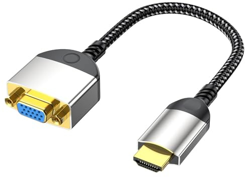 Illkjasfc Cavo Adattatore Maschio A Femmina VGA da 0 2 M per Display E Proiettori 1080p A VGA