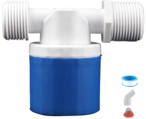 Vanne d'arrêt d'eau automatique Accessoires Domotiques Intégrés | Mini vanne flotteur à bille avec arrêt automatique Pour Maison Jardin Bassin Fontaine Piscine Réservoirs Tours