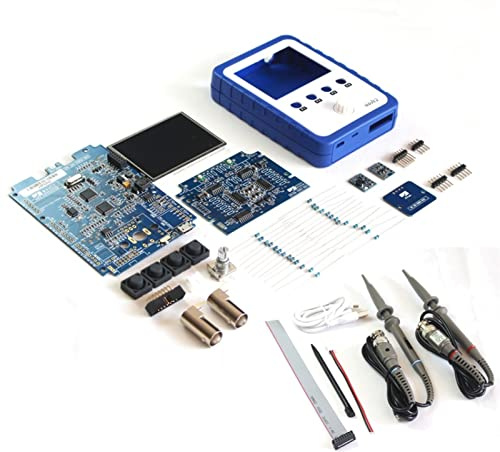 Oscilloscopio, Mini Handheld Fai da te Screen digitale oscilloscopio Touch Dual bagagli Kit Channel Digital 2.4(With Probe)