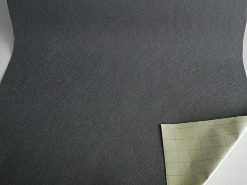 StoffBook GRAU SELBSTKLEBEND FILZSTOFF FILZ STOFF BASTELN AUTO DEKO MÖBEL, B791