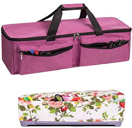 CACTIYE Carrying Bag Compatible with Cricut Explore Air and Maker, Waterproof Tote Bag Compatible with Cricut Explore Air and Supplies