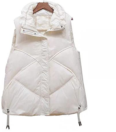Angelweste Große Größe Weste Warme Weste Winterweste Damen Daunenweste, Koreanischer Stil, Leichte, Weiße Entendaunen, Warm Halten, Modische Und Einfache Weste, Tragen Sie Eine Daunenjacke, Weste Im W