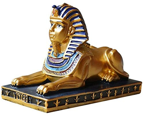 Haowul Great Sphinx Figur in Ägyptischer Sphinx -Statue Ancient Ägyptische Skulpturstatue Für Home Office Decor