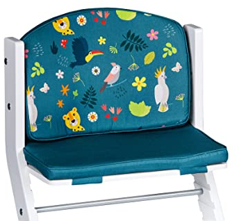 tiSsi® Sitzpolster/Sitzverkleinerer Hochstuhl petrol Jungle