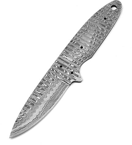 MAQSON Hochwertige Damaszener-Stahl Jagdmesserklinge Messerklinge Handgeschmiedet 806