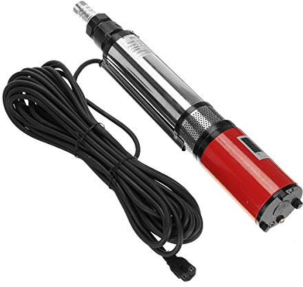 JMorCO 12V/24V48V Pompa ad Acqua Solare ad Alto Sollevamento Pompa ad Acqua Sommersa per Pozzi Profondi Pompa ad Acqua Solare in Acciaio Inossidabile per irrigazione agricola,Red,24v