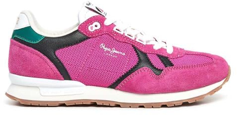 Pepe Jeans Zapatillas de Piel Brit Retro Beige