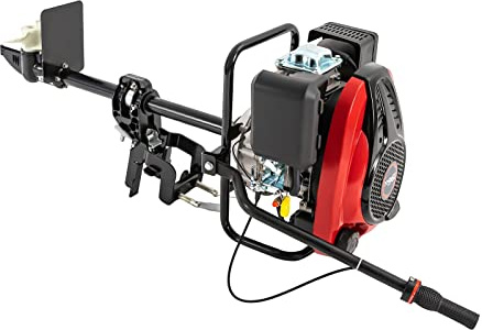 Außenbordmotor Benzin 4 Takt Außenborder Motor Bootsmotor, Luftkühlung, Aluminium-Legierung, 1 Zylindern, Für Wassersport, Wassertourismus, Fischereiproduktion (Typ B: 8PS)