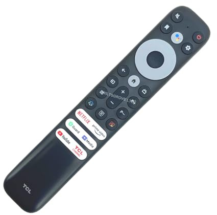Original Voice TV Remote Control for TCL RC902V Compatible with 43C641K 4K Ultra HD QLED Smart Android