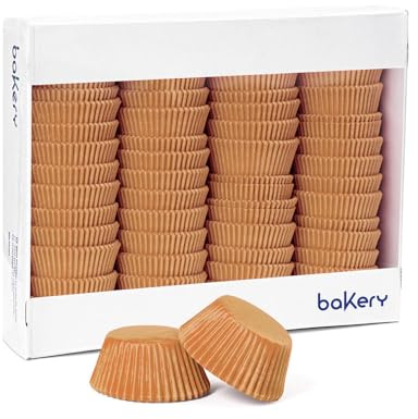 Decora 5339720 Confezione da 2000 Avana 50 X 32 Mm, Comodissimi Pirottini per Cuocere, Presentare e Regalare Muffin, Resistono Fino a 180°, in Comodo Blister, Made in Italy, Carta da Forno