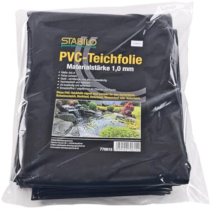 PVC Teichfolie 1,0mm - 4x5m | Folie UV- und witterungsbeständig
