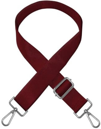 Soul-Cats Taschengurt Schultergurt Kameragurt Crossover Wechselgurt Trageriemen Crossbody, Farbe: bordeaux