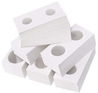 GRIRIW 300pcs Coin Collecting Holders Stamp Holders Coin Storage Paper Clip Storage Box