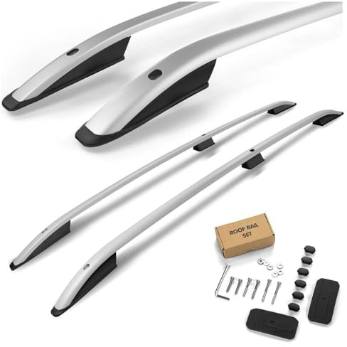 CHROMEMASTER | Barras Portaequipajes, Rieles de Techo Compatible con Peugeot Partner L1 Corto 2008-2018; Se Utilizan para el Montaje de Portaequipajes de Techo, Cajas de Techo o Portabicicletas