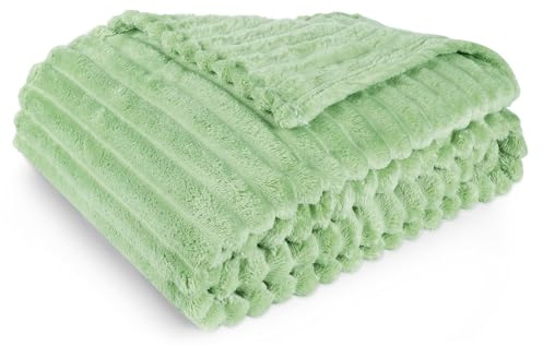 Aomig Couverture Couverture Moelleuse, Couverture en Peluche pour le Canapé, Couvre-Lit et Housse de Canapé, Epaisse Plaid en Peluche Douce et Duveteux pour Maman Femme et Petite Amie(100 * 150cm)