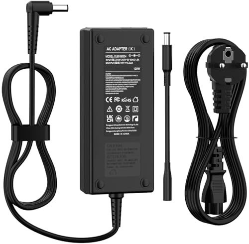 120W Laptop Ladekabel für Asus Ladegerät Netzteil 5,5 x 2,5 mm | Kompatibel für Asus FX504 UX510UW N56J N56VM N750 N500 G50 N53S N55 A15-120P1A PA-1121-28 ADP-120RH B