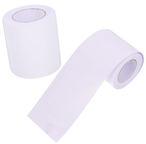 Battiscopa Flessibile Autoadesivo in PVC Bianco, 2 Pezzi per Casa | Esterno e Pareti, Copre Macchie, Resiste a Uso Prolungato, 2 Pezzi in Pvc Bianco, Decorazioni Pareti
