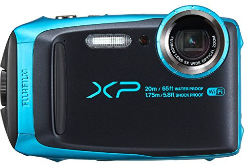 Fujifilm FinePix XP120 16.4Mp Shock & Waterproof Wi-Fi Digital Camera, Sky Blue (Renewed)